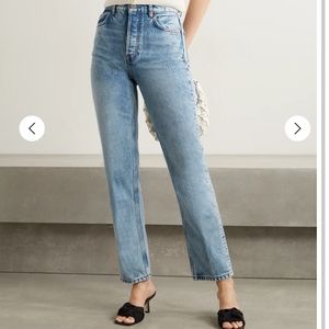Reformation Cynthia high rise straight jeans 26